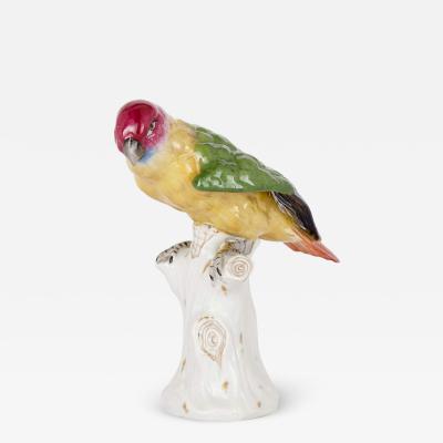  Volkstedt A Volkstedt porcelain model of a parrot