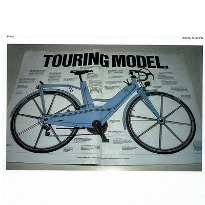  Volvo Rare ITERA Plastic Bicycle 1981 for VOLVO