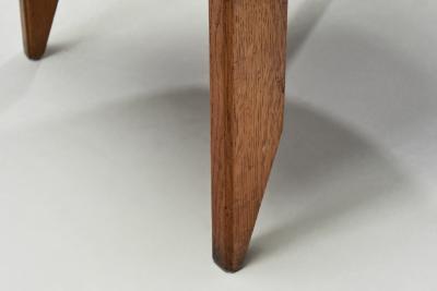  Votre Maison Set of Six Oak Dining Chairs by Guillerme et Chambron France 20th Century