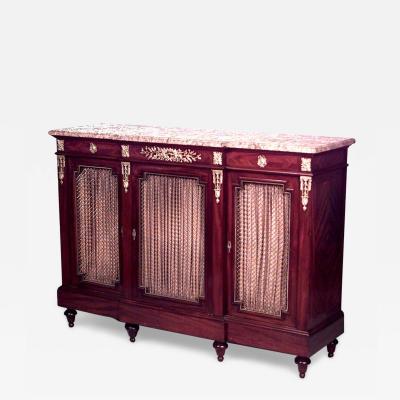  Vtor Raulin Vtor Raulin French Louis XVI Style Mahogany Sideboard