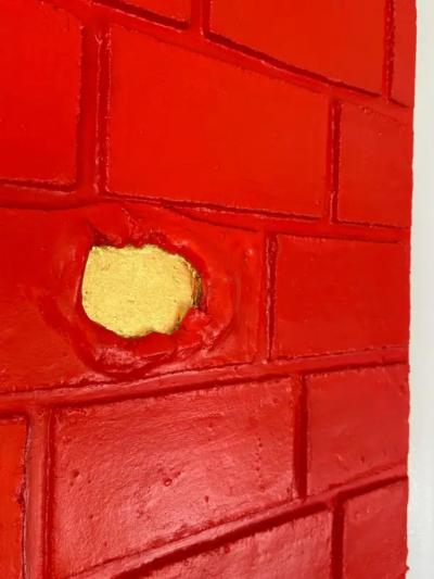  WALL Abstract Sculpture Painting by Maria Savino