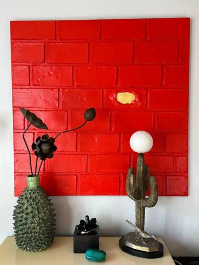  WALL Abstract Sculpture Painting by Maria Savino