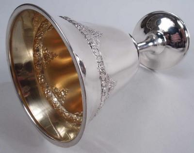  WALLACE Set of 6 Wallace Normandie Sterling Silver Goblets