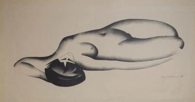  WILLIAM SAMUEL SCHWARTZ WILLIAM SAMUEL SCHWARTZ 1896 1977 LITHOGRAPH NO 1 NUDE LYING DOWN