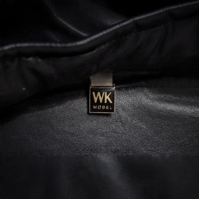  WK M bel WK M bel leather lounge chair with ottoman by Robert Haussmann 1970