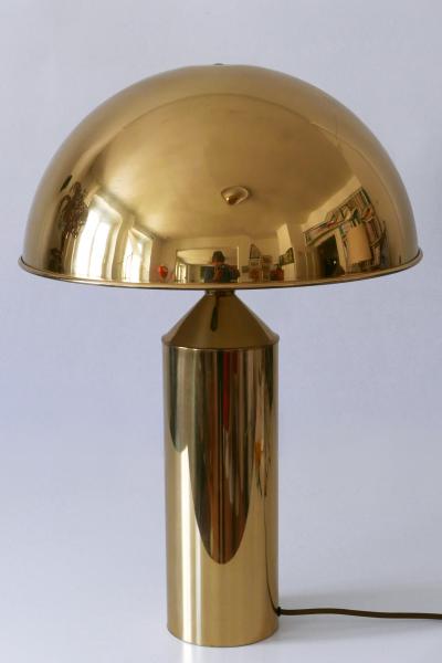  WKR Leuchten Extremely Rare Large Mid Century Modern Brass Table Lamp by WKR Leuchten 1960s