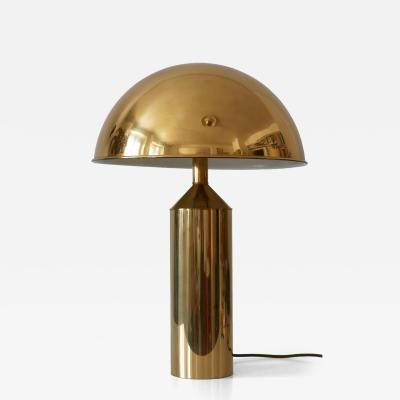  WKR Leuchten Extremely Rare Large Mid Century Modern Brass Table Lamp by WKR Leuchten 1960s