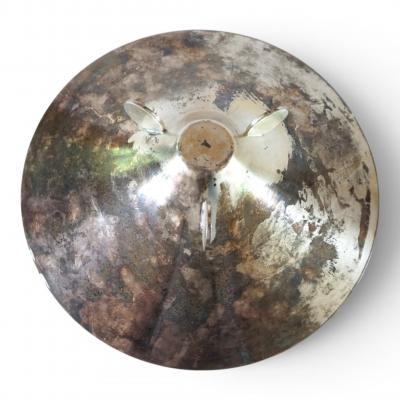  WMF Ikora WMF Ikora sculptural Bauhaus bowl silver plated brass by Paul Haustein 1920