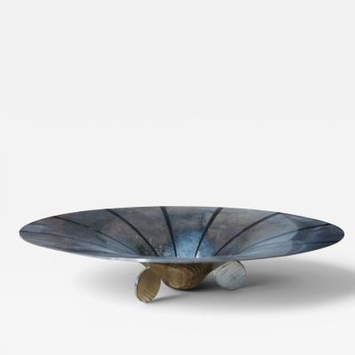  WMF Ikora WMF Ikora sculptural Bauhaus bowl silver plated brass by Paul Haustein 1920