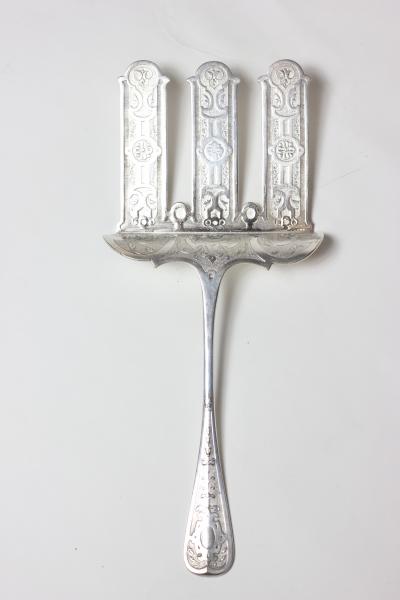  WMF W rttembergische Metallwarenfabrik W M F Antique Art Nouveau Asparagus Server by WMF 1900 Germany