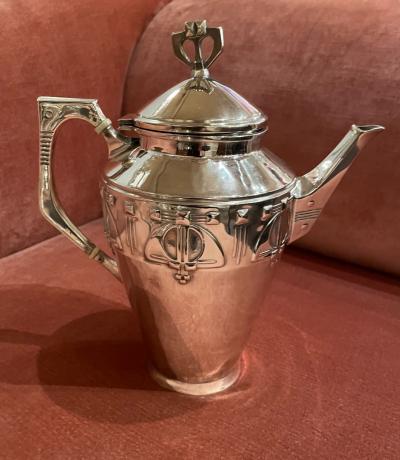 WMF W rttembergische Metallwarenfabrik W M F Art Nouveau Silver Tea and Coffee Set Jugendstil by WMF