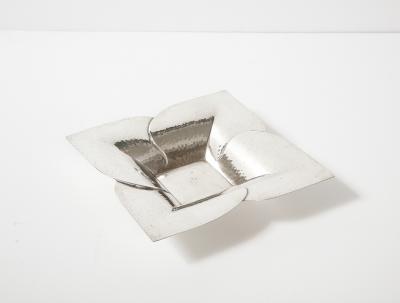  WMF W rttembergische Metallwarenfabrik W M F Hammered Silver Plated Flower Petal Bowl by WMF