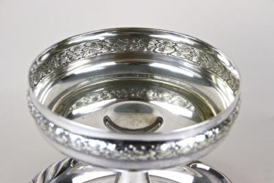 WMF W rttembergische Metallwarenfabrik W M F Silvered Art Nouveau Centerpiece Bowl With WMF Tray Austria ca 1915