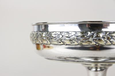 WMF W rttembergische Metallwarenfabrik W M F Silvered Art Nouveau Centerpiece Bowl With WMF Tray Austria ca 1915