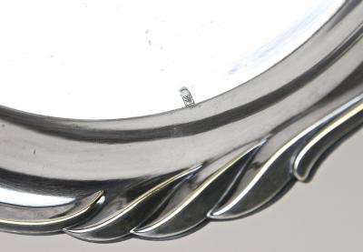 WMF W rttembergische Metallwarenfabrik W M F Silvered Art Nouveau Centerpiece Bowl With WMF Tray Austria ca 1915