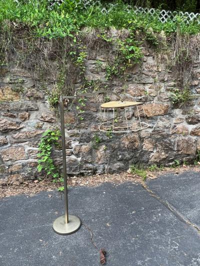 WMF W rttembergische Metallwarenfabrik W M F TELESCOPING AND EXTENDING ARM ART DECO GERMAN FLOOR LAMP