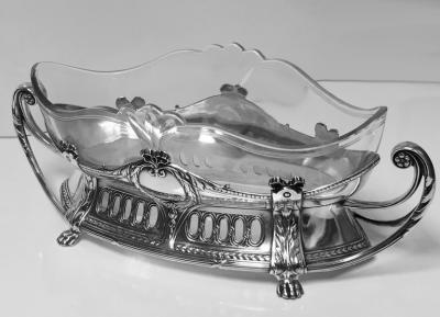  WMF W rttembergische Metallwarenfabrik W M F WMF Art Nouveau Flower Fruit Centrepiece circa 1910