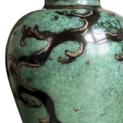  WMF W rttembergische Metallwarenfabrik W M F WMF IKORA Table Lamp with Patinated and Engraved Branch Design