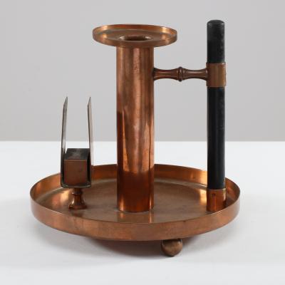  WMF W rttembergische Metallwarenfabrik W M F WMF an Aesthetic Movement Copper Chamber Candlestick in the Dr C Dresser Style