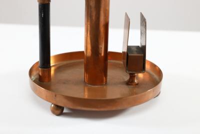  WMF W rttembergische Metallwarenfabrik W M F WMF an Aesthetic Movement Copper Chamber Candlestick in the Dr C Dresser Style