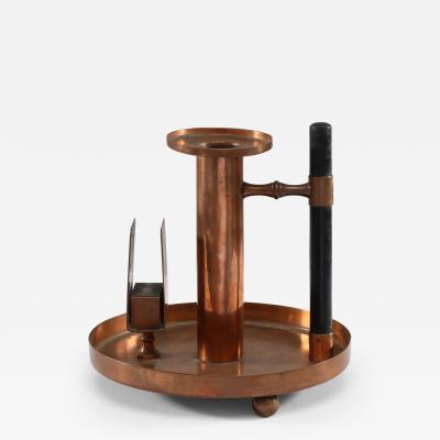  WMF W rttembergische Metallwarenfabrik W M F WMF an Aesthetic Movement Copper Chamber Candlestick in the Dr C Dresser Style