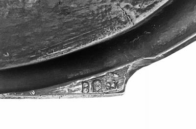  WMF W rttembergische Metallwarenfabrik W M F WMF large pewter oval photograph frame C 1910