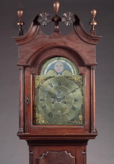  WOOD AND HUDSON CHIPPENDALE TALL CASE CLOCK