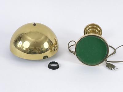  WSB Elegant Mid Century Modern Brass Table Lamp by WSB Germany 1970s