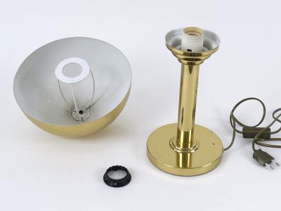  WSB Elegant Mid Century Modern Brass Table Lamp by WSB Germany 1970s