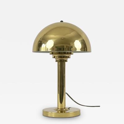  WSB Elegant Mid Century Modern Brass Table Lamp by WSB Germany 1970s