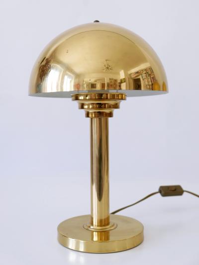  WSB Elegant Mid Century Modern Brass Table Lamps by WSB Germany 1970s