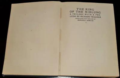 Wagner The Rhinegold and The Valkyrie Illustrated by A Rackham First Edition