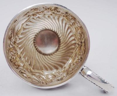  Wakely Wheeler English Victorian Classical Sterling Silver Baby Cup 1893