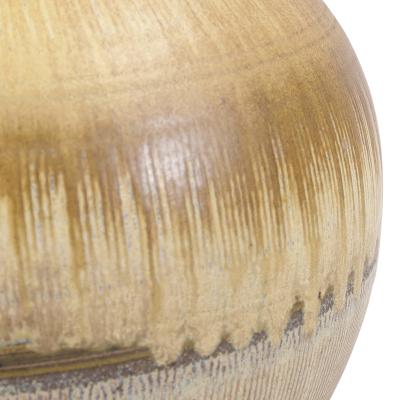  Wall kra AB Large Vase with Carved Oranaments by Arthur Andersson for Wallakra