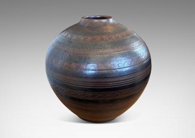 Wall kra AB Monumental vase by Arthur Andersson for Wall kra