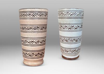 Wall kra AB Pair of Large Vases by Arthur Andersson for Wall kra