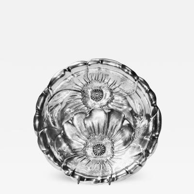  Wallace Silversmiths Inc Antique Large Sterling Art Nouveau Bowl by Wallace Silversmiths 1930s