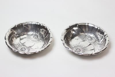  Wallace Silversmiths Inc Antique Large Sterling Art Nouveau Two Bowls by Wallace Silversmiths 1930s