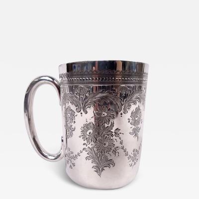  Walter John Barnard Barnard English Victorian Classical Sterling Silver Baby Cup 1890