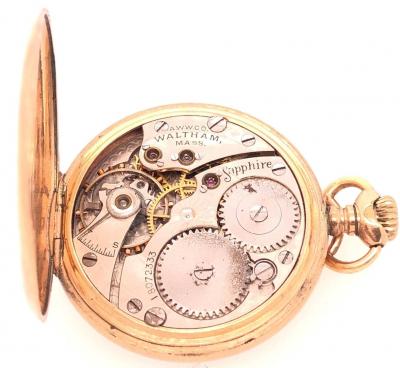  Waltham Watch Co American Watch Co American Watch Co Yellow Gold Waltham Pocket Watch