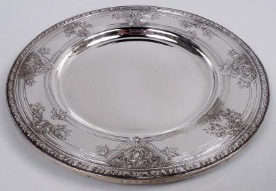  Watson Company Set of 12 Watson Navarre Sterling Silver Bread Butter Plates