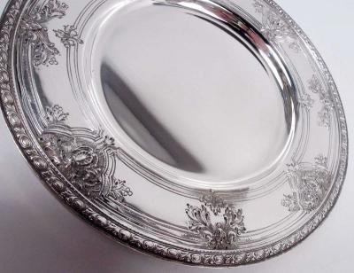  Watson Company Set of 12 Watson Navarre Sterling Silver Bread Butter Plates