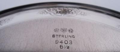  Watson Company Set of 12 Watson Navarre Sterling Silver Bread Butter Plates