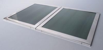  Web Silver Co American Modern Sterling Silver Double Diptych Picture Frame