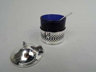  Webster Company American Modern Georgian Sterling Silver Mustard Pot