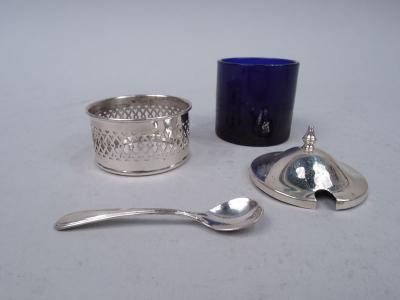  Webster Company American Modern Georgian Sterling Silver Mustard Pot