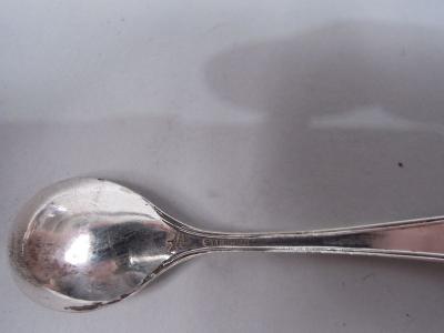  Webster Company American Modern Georgian Sterling Silver Mustard Pot