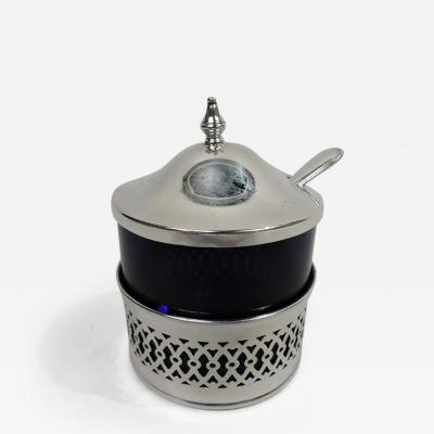  Webster Company American Modern Georgian Sterling Silver Mustard Pot