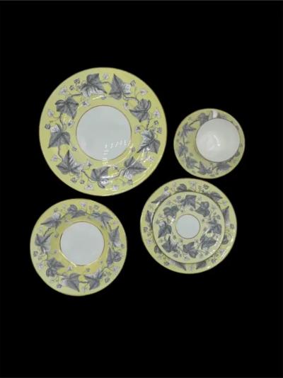  Wedgewood Wedgewood 6 piece Dinner Service for 12 Wedgewood Josephine Yellow Bone China