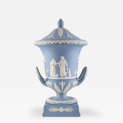  Wedgwood Blue Jasper Campagna Urn